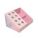 Linen Retail Cardboard Counter Display Boxes Embossing OEM