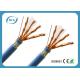 S / FTP 8 Cores Cat 7 Lan Cable With Skin - Foam - Skin Insulation Anti EMI