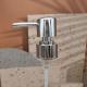 24/410 28/410 Chrome Plating ABS Customized Bathroom Lotion Pump For Shampoo Gel Bottles