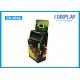 Black Corrugated Retail Cardboard Pallet Display Stand With Electronic Display