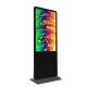 65 Inch Floor Standing Digital Signage , Multimedia Free Standing Touch Screen Kiosk