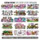 Custom Design 3D UV Dtf 16oz-24oz Cup Wraps Waterproof Transfer Stickers Decals For 16oz Glass Beer Cans Cold Cup