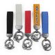 Custom Metal Pu Leather Keychain Car Brand Gift Business Key Ring