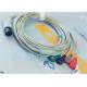 M&B 6 Pin Snap AHA ECG Patient Cable For Medical Equipment , Electrode Lead Wires
