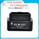 Black V1.5 Super Bluetooth ELM 327 optional Version 1.5 elm327 interface supports Torque Car Code