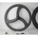 2014 NEWHot sale 700c tri-spokes /3-spoke carbon clincher wheel for road bicycl&track bike