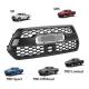 Modified Toyota Tacoma Parts Matte Black Mesh Front Bumper Grills Replacement
