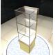 Free Standing Jewelry Store Showcases with Glass 3 Layers Tempered Clear Shelf