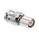 1.6/5.6 plug to BNC plug coaxial adapter male to male straight 75ohm