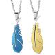 New Fashion Tagor Jewelry 316L Stainless Steel couple Pendant Necklace TYGN276