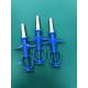 Blue Color Animal ID Microchip Syringe 1.4 * 8mm Chip Size Pet Identification