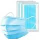 Adults Disposable Protective Mask , Disposable 3 Ply Face Mask High Filtration Efficiency