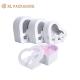 Custom White Red Pink Cardboard Heart Shaped Paper Flower Carton Jewelry Chocolate Gift Packaging Box With Clear Window