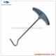Steel tent peg puller tent stake extractor with plastic head 17cm
