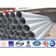 15M 6mm Thickness Power Transmission Poles Customized Galvanized Steel