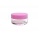Transparent Small  Cosmetic Cream Jar Chemical Resistant Leakage Proof