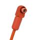 Reliable Black PV Solar Power Cable Electrical Assembly with Round Copper Wire Core and TPE Jacket