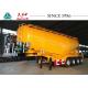 40 Cbm Four Axle Bulk Cement Tanker Trailer Big Capacity Of Carbon Steel