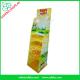 paper material hook display 4 tier floor display stand corrugated pegboard floating shelf for retail stores