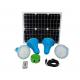 Portable Solar Home Lighting System 25W Battery 6V MultiFunction Power Station