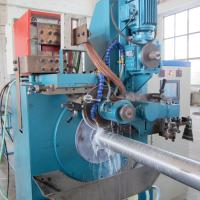 Dewatering Welded Bar Wedge Wire Drum Screen Machine , Wire Mesh Manufacturing Machine
