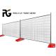 Zinc Coated Temporary Metal Fence Panels , 2.4x2.1m Australian Standards Temporary Fencing