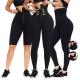 High Waist Workout Leggings Custom Waist Trainers Corset Hooks Gym Leggings For Women