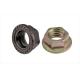 Class 8 Zinc Plated Steel Hexagon Nuts With Flange DIN6923 Flange Lock Nuts
