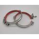 Duct Hose 125mm Quick Release Band Clamp With Rubber