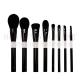 8pcs High End Makeup Brush Set 18.5cm Aluminum Tube Acrylic Handle