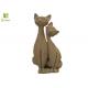 Recycle Visual Retail Display Props Giant Cat Craft Paper For Merchandising