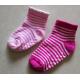 Anti Slip Thermal Custom Baby Socks , Funky Non Skid Striped Baby Socks