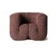 100*85*75 cm Hotel Lobby Furniture Fabric U Shaped Creative Single Leisure Chair