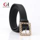 Women'S Hollowed Out Gold Square Buckle Belt Multi Color ODM