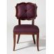 Mahogany wood fabric upholstery leisure chair/wooden dining chair/desk chair