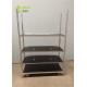 Plastic Shelves 135*56.5*190cm Plywood Galvanized Cc Cart