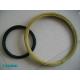 YELLOW pvc coated iron wire