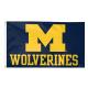 Hanging Style Michigan Wolverines Flag Polyester 3x5ft Custom Size
