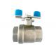 Butterfly Handled 304 Stainless Steel Ball Valve CE Certificate