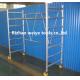 Mobile aluminum scaffolding h frame with fiberglass plank , PVC wheels 34.7kg