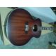 43 Jumbo satin finishing acoustic guitar hand made mahogany wood color acoustic guitar