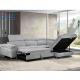 OEM Custom Adjustable Living Room Furniture L Shape Pull Out Sofa Bed Light Gray Sectional Sofa Bed