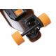 Small Orange Wheel Brushless Hub Motor Skateboard , Remote Powered Skateboard