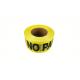 High Flexibility Waterproof Segregation Caution Tape 1000ft Length 3in Width 1.6mil Thickness