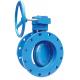 Ductile Iron Flange Butterfly Valve With Gear Box Operator  Eccentric Type