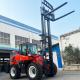 Four Wheel Off Road Fork Truck 2000lbs Small Forklifts Types For Material Handling