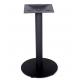 2802 Black Metal Table Legs / Restaurant Table Bases For Granite Tops