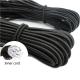 High Strength Elastic Bungee Shock Cord 4mm 5mm Black Bungee Rope Durable and Flexible