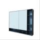 Smart Beauty Mirror Cabinet With Refrigerator All Aluminum LED Lights Touch Open Defogging Lights