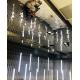 304 316 201 Mirror Polished Silver Gold Champagne Colored Beaten Stainless Steel Rippled Sheet For Stairs Facade